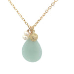 Load image into Gallery viewer, amazonite pendant necklace 
