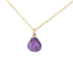 Load image into Gallery viewer, amethyst pendant necklace 

