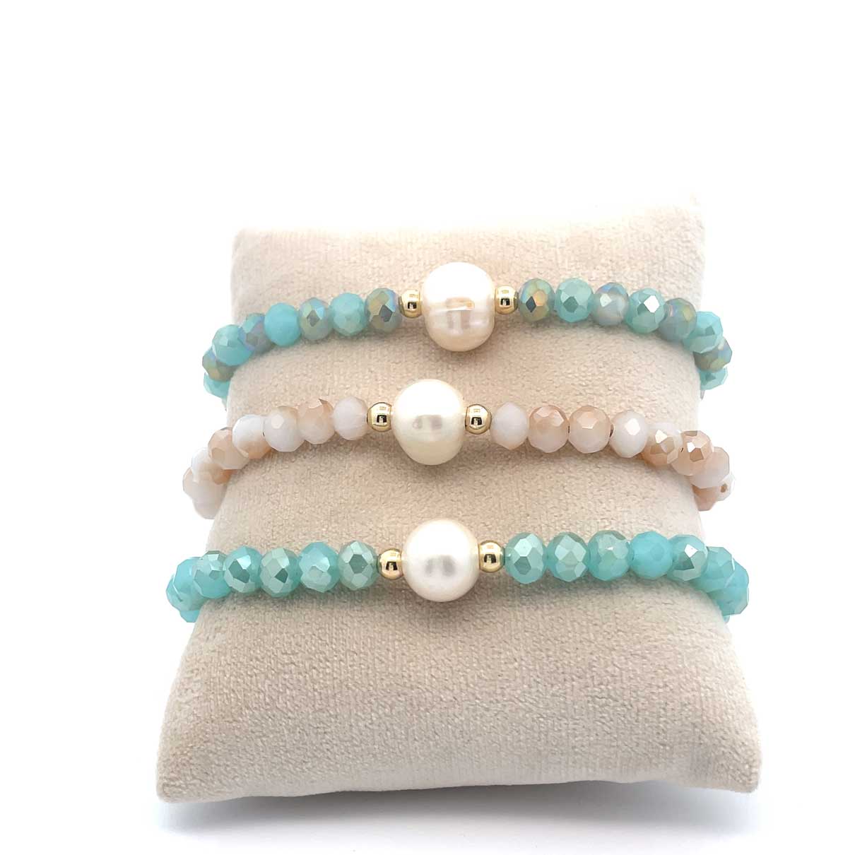 Marine | Pearl crystal bracelets