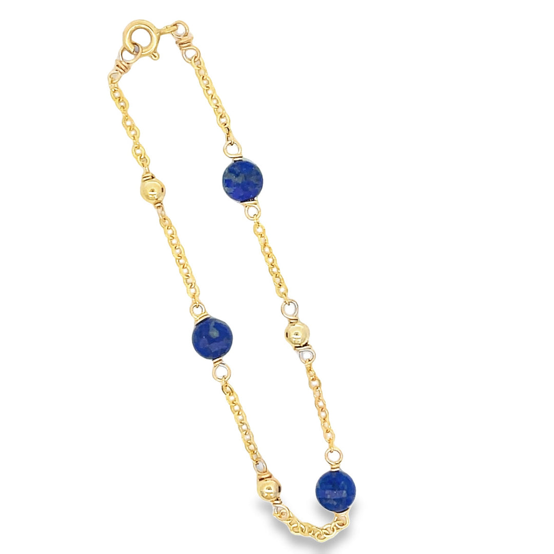 Lapis Lazuli Chain Bracelet