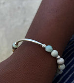 Load image into Gallery viewer, Amazonite| Stone Bar Bracelet