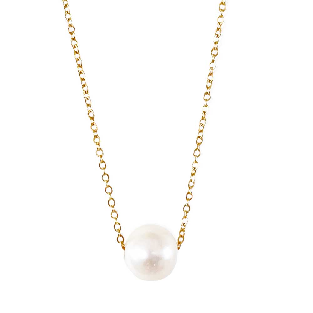 Floating pearl necklace | Wedding Jewelry |Summer Gems