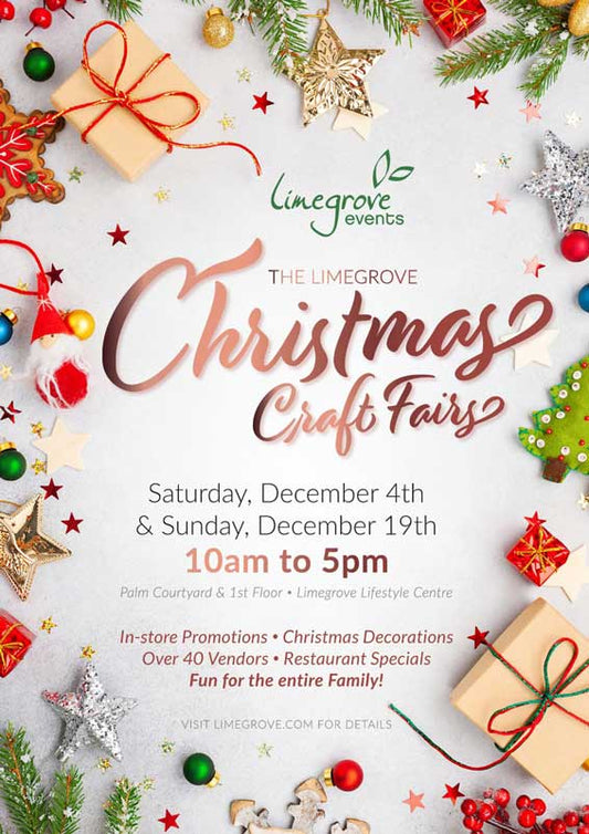 Join us at the Limegrove Christmas Fair Dec 19th 2021