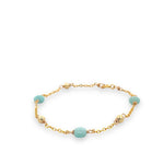 Load image into Gallery viewer, amazonite gold-filled bracelet 
