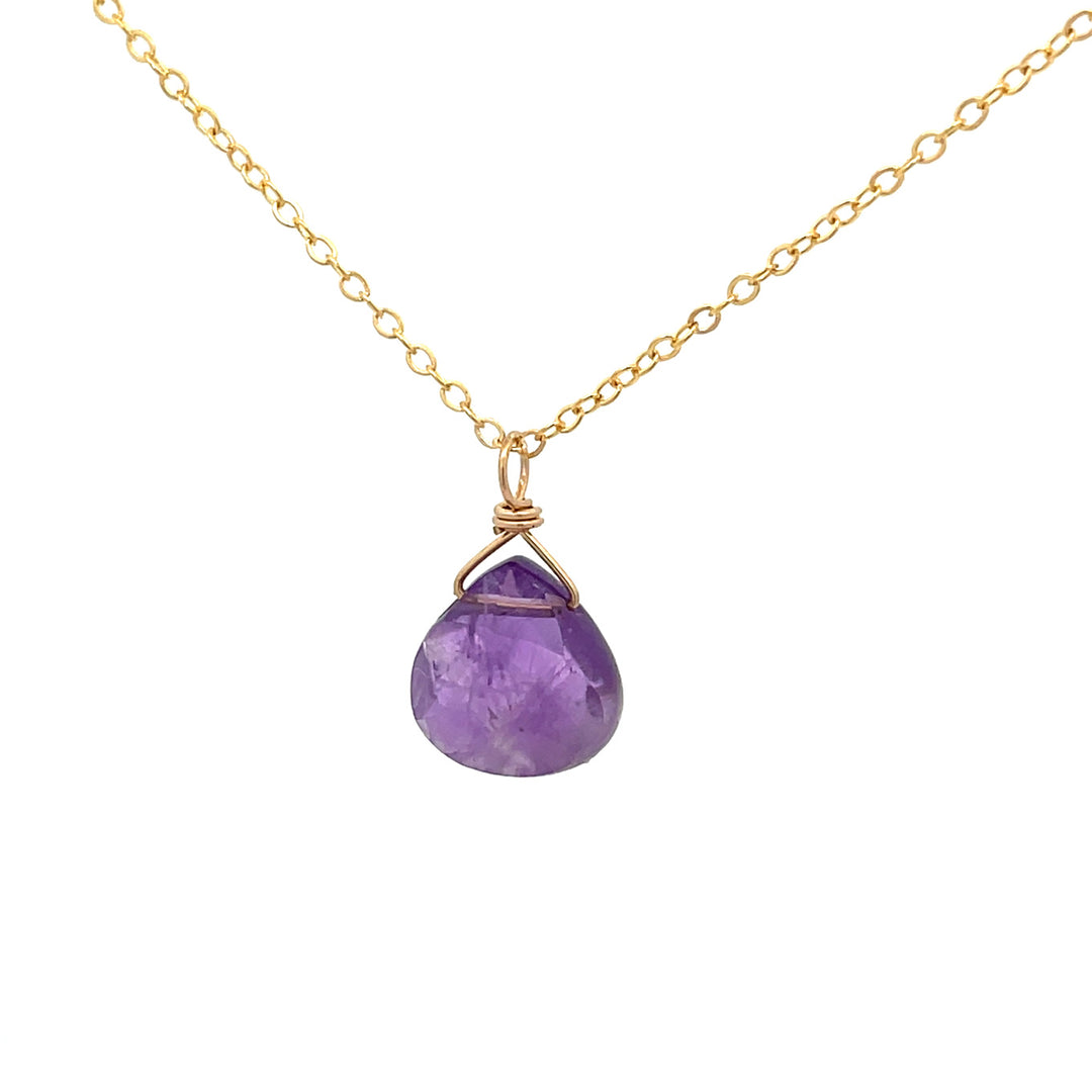 amethyst pendant necklace 