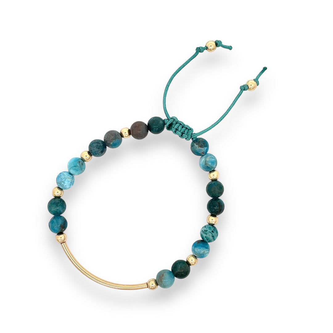 Apatite Bracelet  | Stone Bar Collection