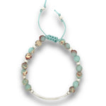 Load image into Gallery viewer, aqua Terra Jasper bracelet 
