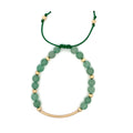 aventurine bracelet in gold 