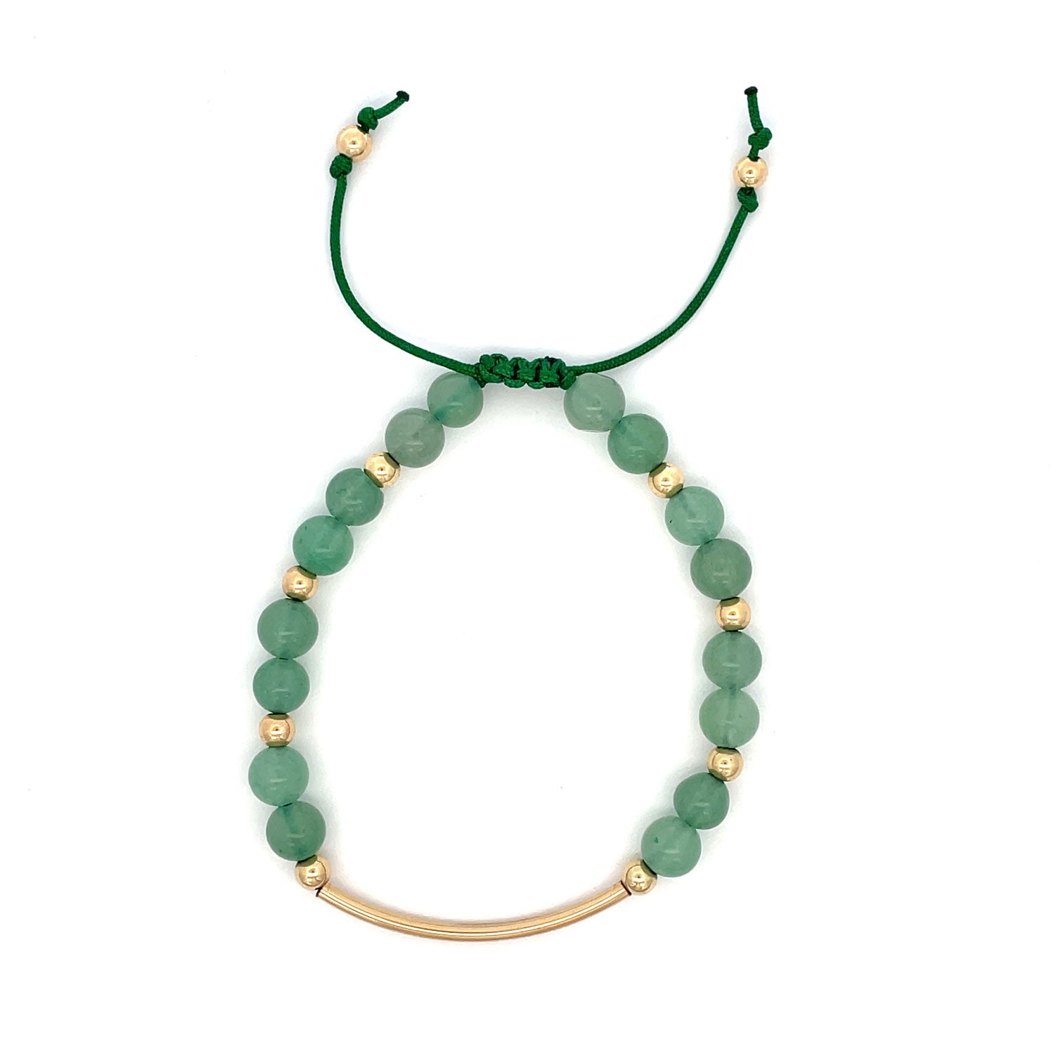 aventurine bracelet in gold 