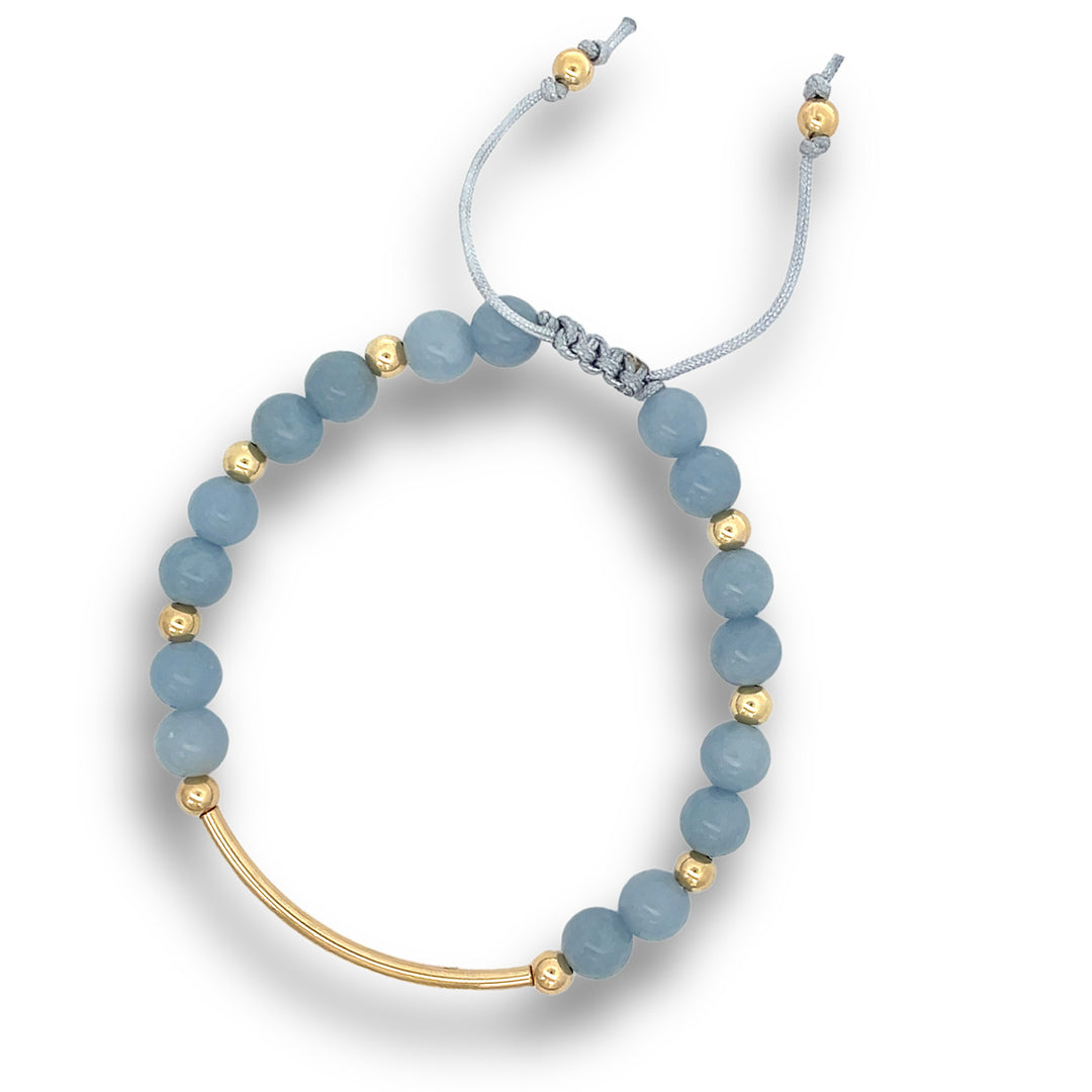 blue angelite bracelet 