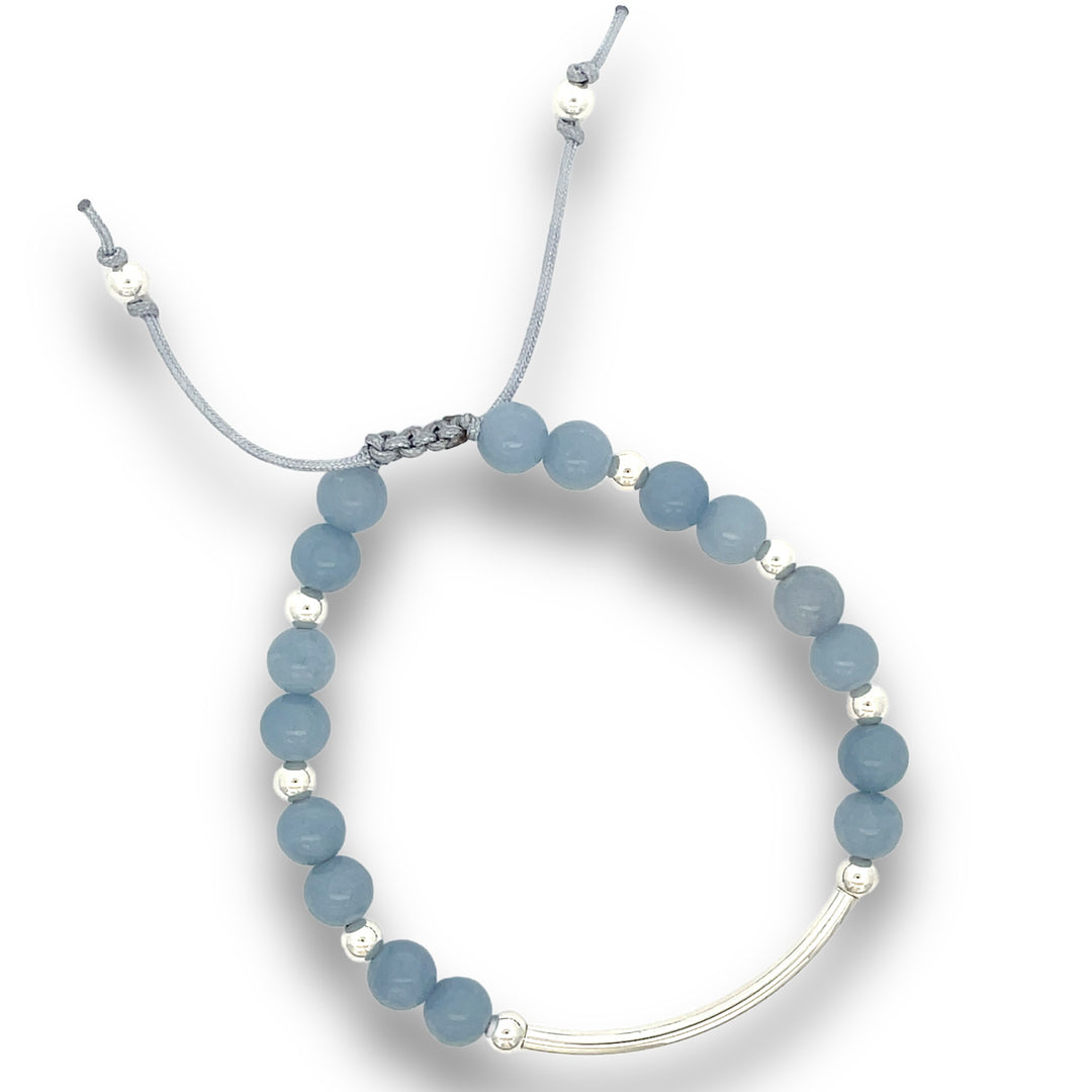 blue angelite bracelet 