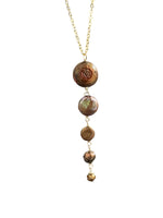 Load image into Gallery viewer, chocolate pearl necklace
