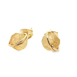 Load image into Gallery viewer, citrine gold studs 
