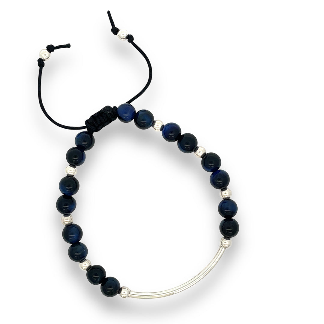Dark Blue Tiger Eye | Stone Bar Collection