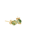 Green Fluorite Stud Earrings