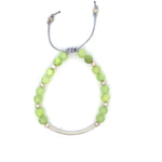 Load image into Gallery viewer, Green calcite Bracelet | Stone Bar Collection
