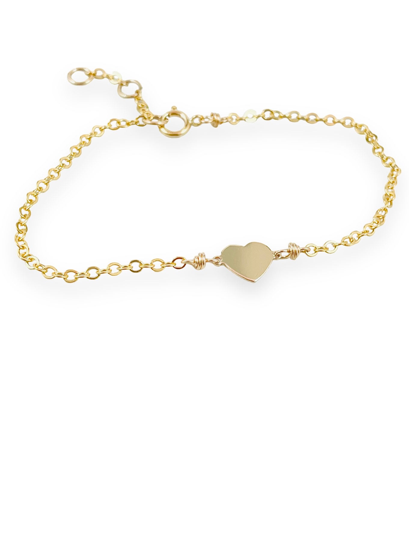 heart chain bracelet 