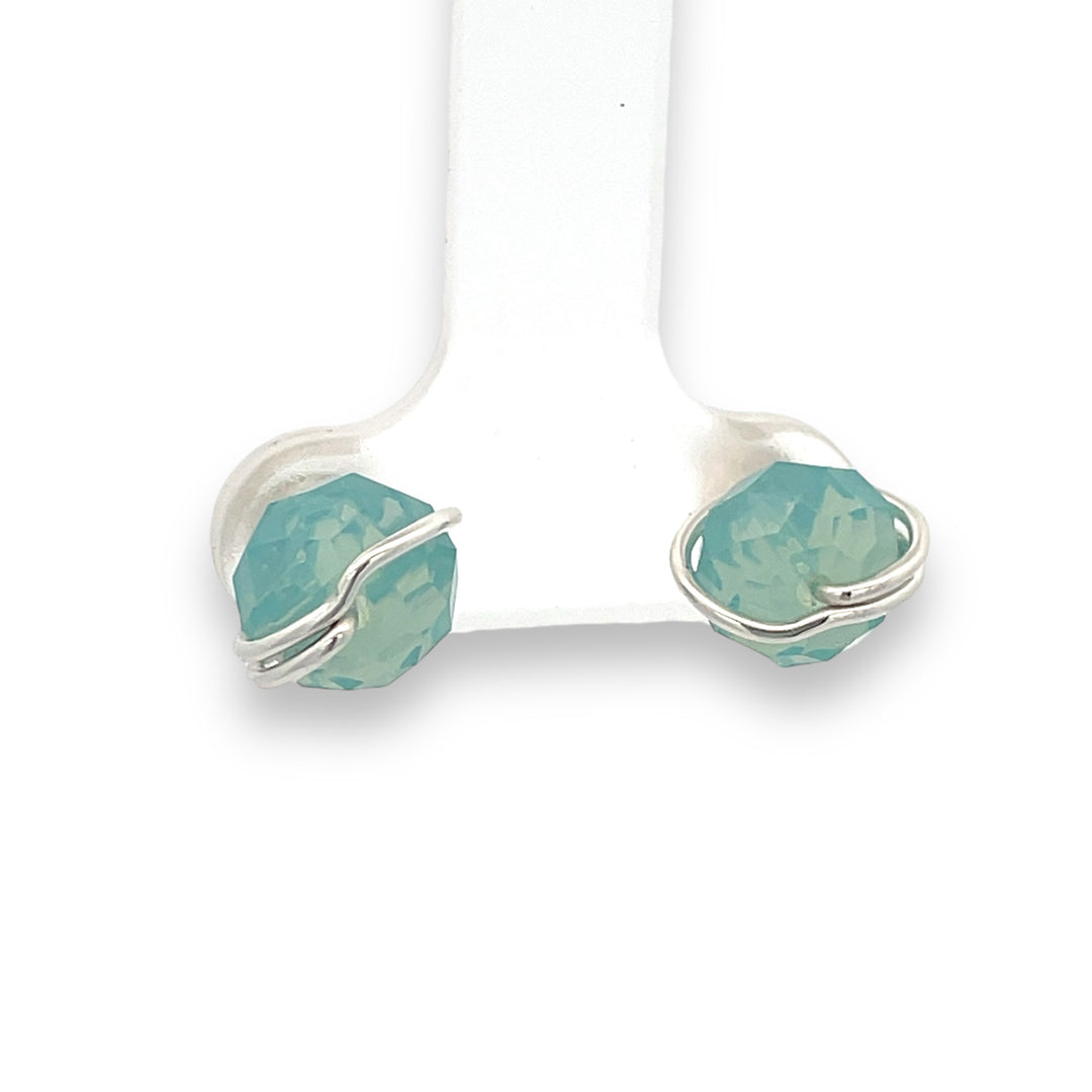 Marine Earrings | Crystal Stud Collection
