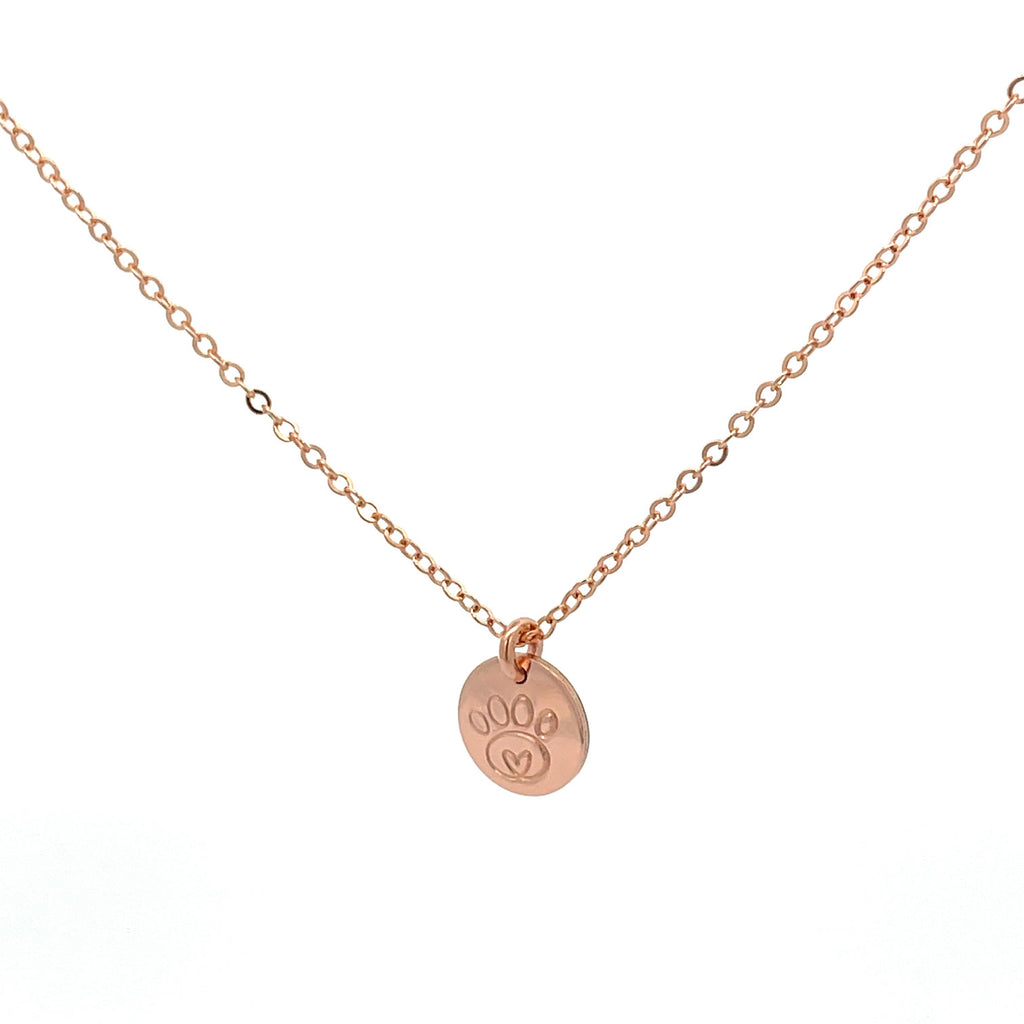 pose paw necklace
