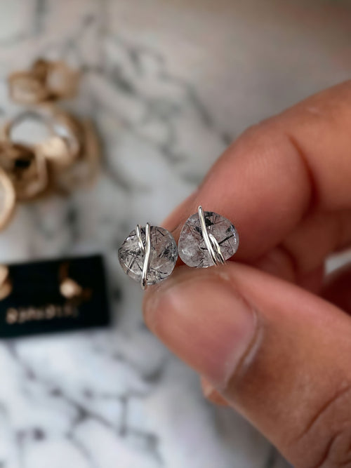 silver rutilated quartz
