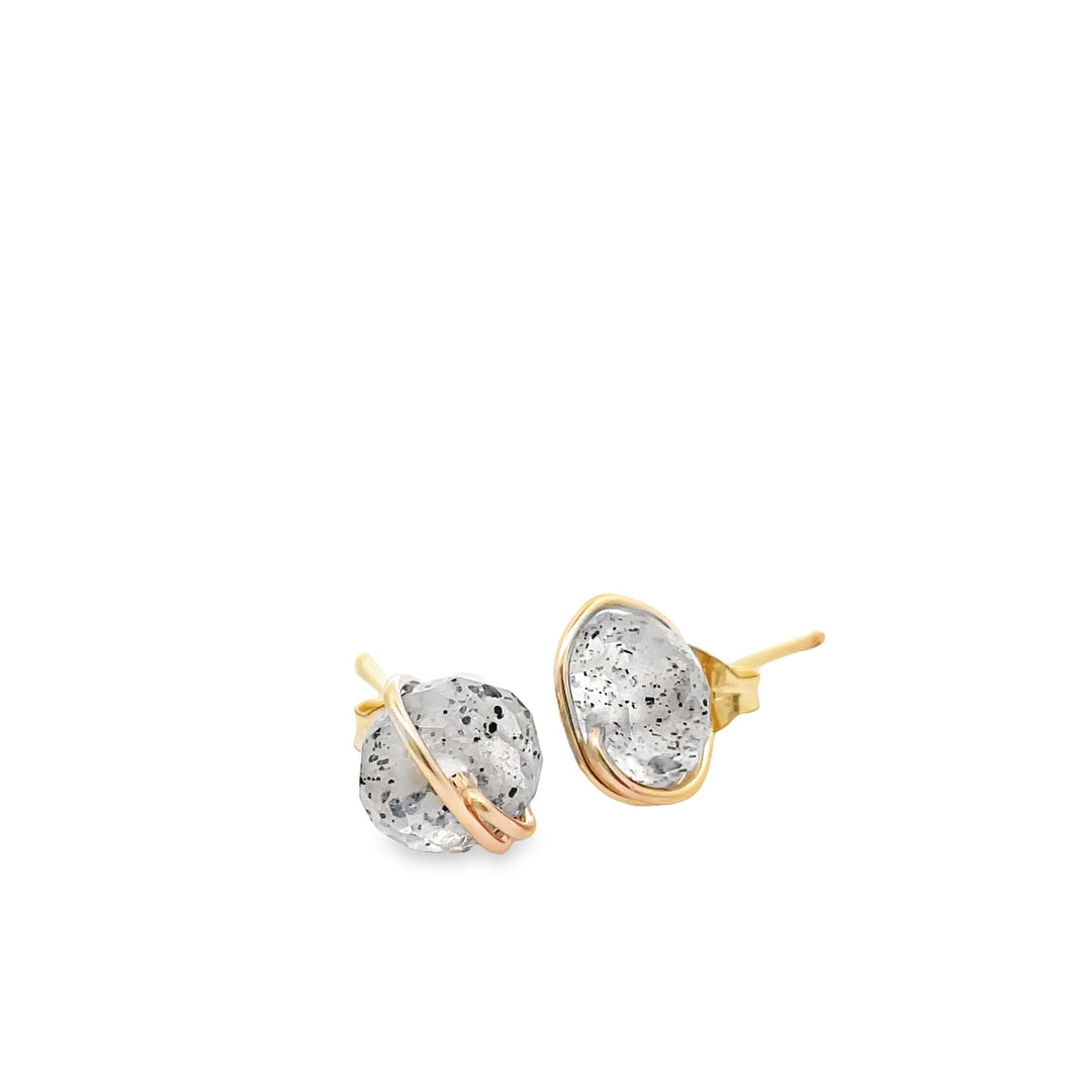 Unique Quartz  Studs | Made in Barbados