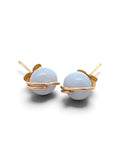 Chalcedony Stud Earrings