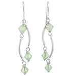 Load image into Gallery viewer, Dance Crystal Earrings | Handmade Silver Jewelry
