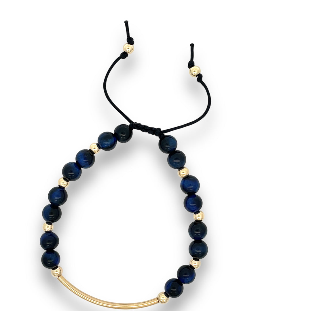Dark Blue Tiger Eye | Stone Bar Collection