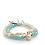Load image into Gallery viewer, Marine | Pearl crystal bracelets
