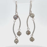 Load and play video in Gallery viewer, Classy Pearl Earrings  | Coco Elegance Collection
