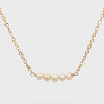 Load and play video in Gallery viewer, pearl bar necklace 
