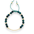 Teal Tiger Eye Bracelet