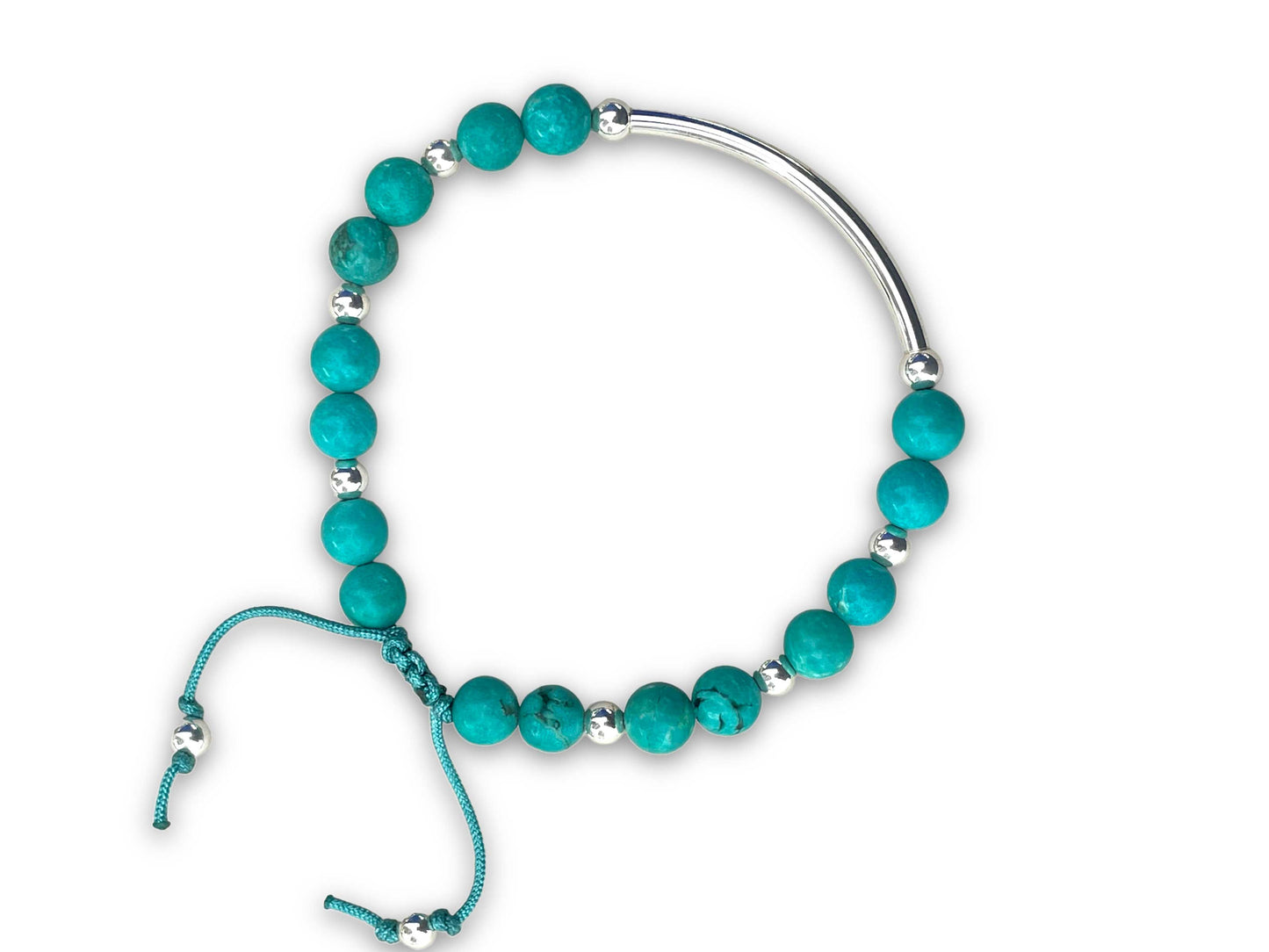 Blue turquoise bracelet | Stone Bar Collection