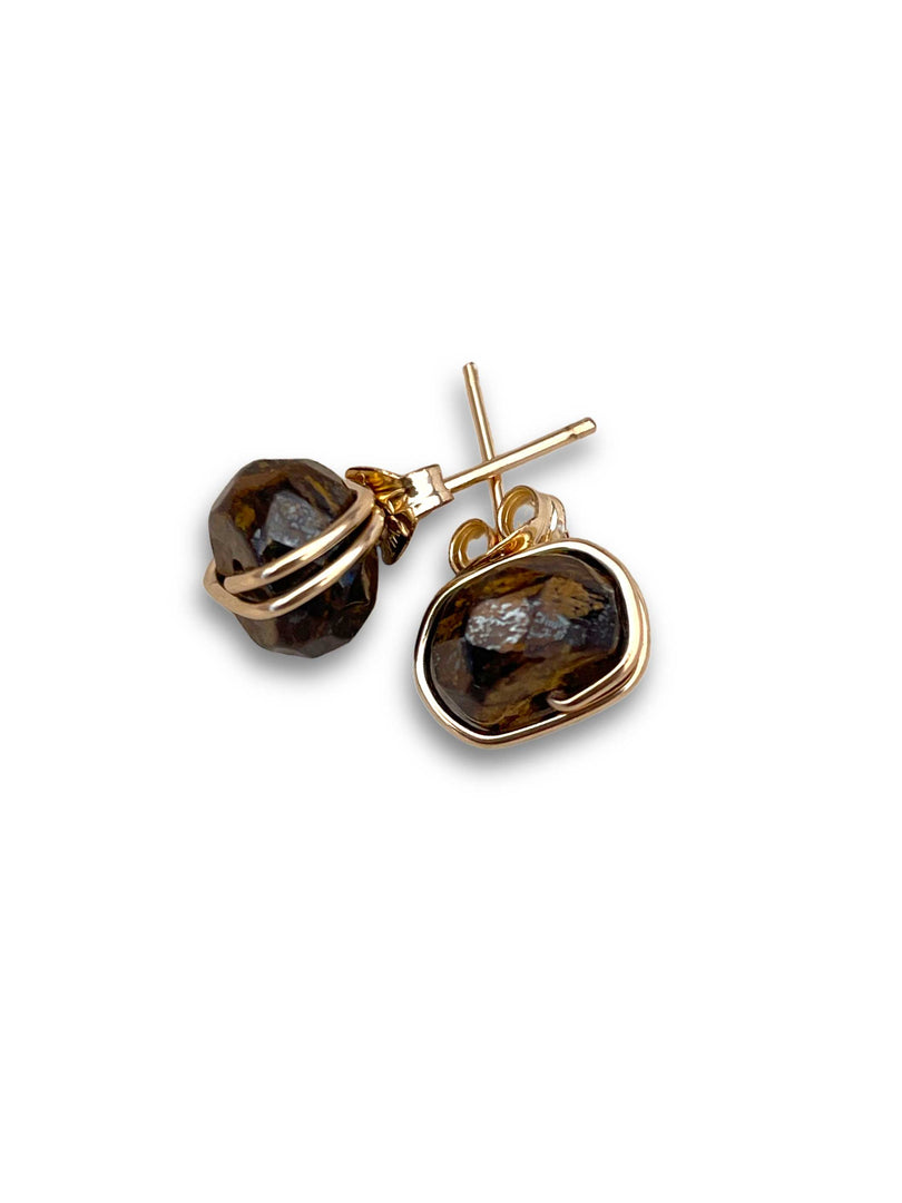 Bronzite Stud Earrings