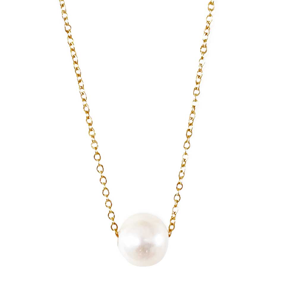 Floating pearl necklace | Wedding Jewelry |Summer Gems
