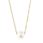 Load image into Gallery viewer, Floating pearl necklace | Wedding Jewelry |Summer Gems
