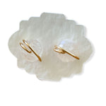 Load image into Gallery viewer, Moonstone stud earrings | Summer Gems
