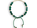 green agate bar bracelet 
