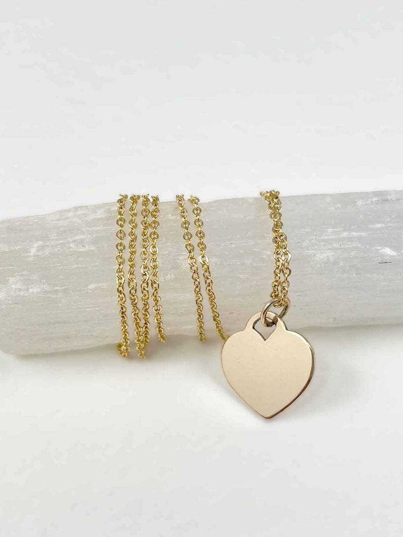 Heart of gold | Padlock necklace