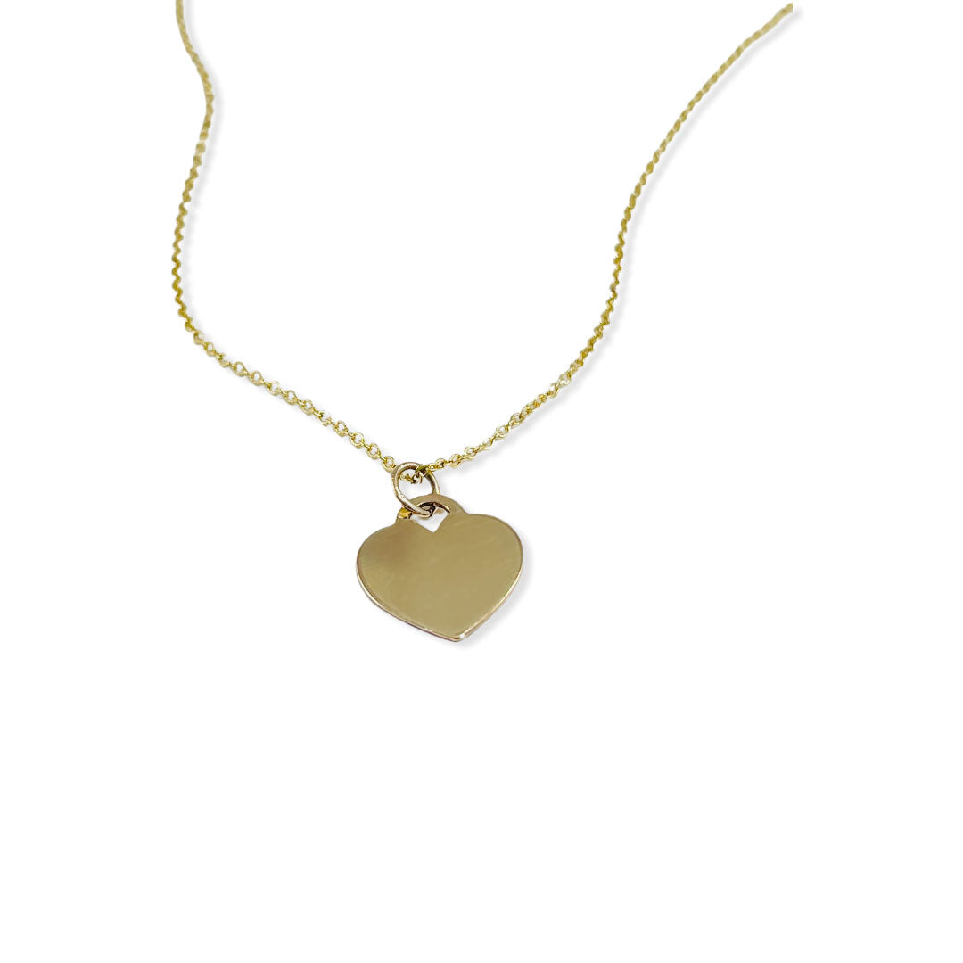 Heart of gold | Padlock necklace