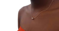 Rose gold ball necklace | Minimalist collection