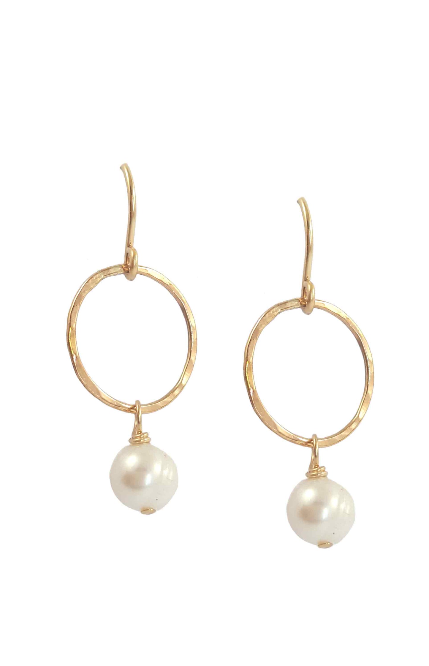 O pearl hoop earrings | Coco elegance collection - Summer Gems
