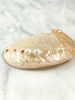 Load image into Gallery viewer, silver pearl stud earrings June birthday
