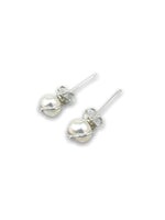 Load image into Gallery viewer, Pearl stud earring for Mother&#39;s Day gift or June birthstone
