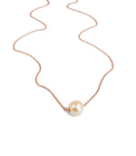 Load image into Gallery viewer, Rose gold ball necklace | Minimalist collection
