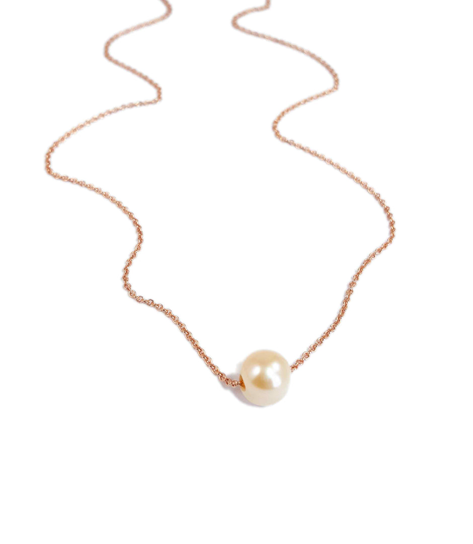 Rose gold ball necklace | Minimalist collection