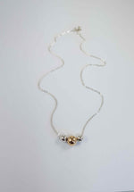Load image into Gallery viewer, Gold mix ball necklace
