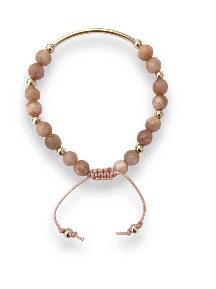 Sunstone Bracelet - Handmade in Barbados