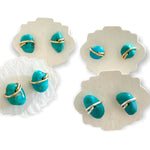 Load image into Gallery viewer, Turquoise stud earrings
